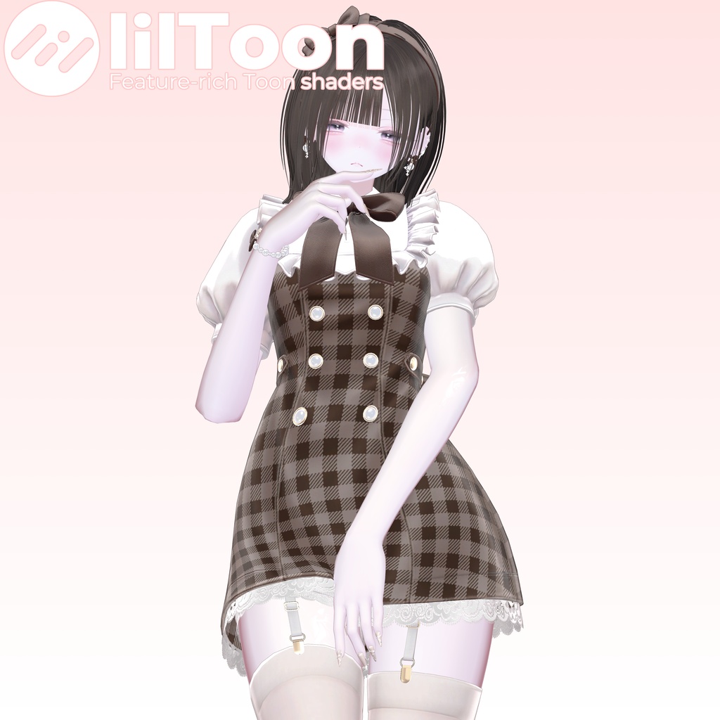 汎用ふんわり人肌マテリアル&ふんわりトゥーン調人肌マテリアルプリセット【liltoon用】