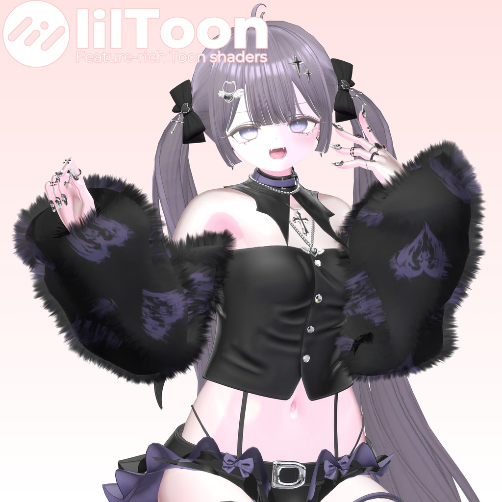 汎用ふんわり人肌マテリアル&ふんわりトゥーン調人肌マテリアルプリセット【liltoon用】