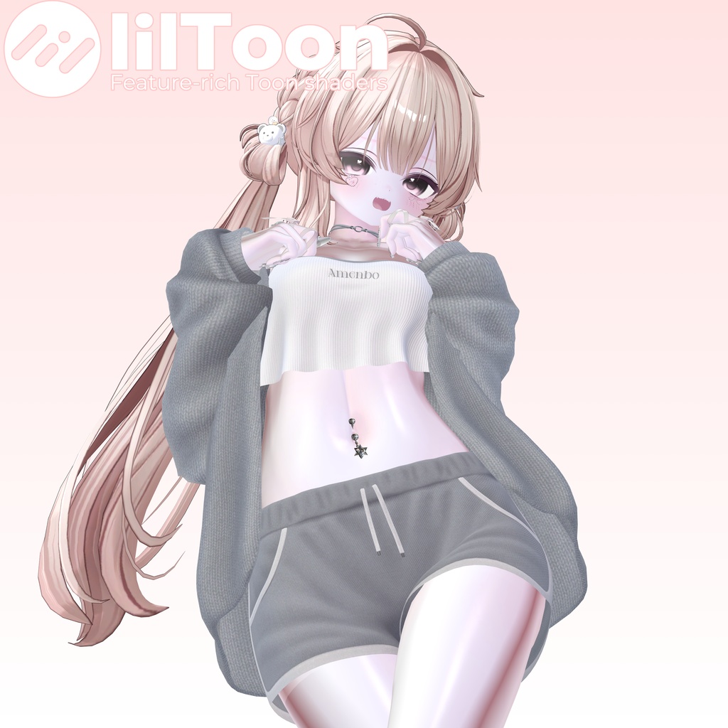 汎用ふんわり人肌マテリアル&ふんわりトゥーン調人肌マテリアルプリセット【liltoon用】