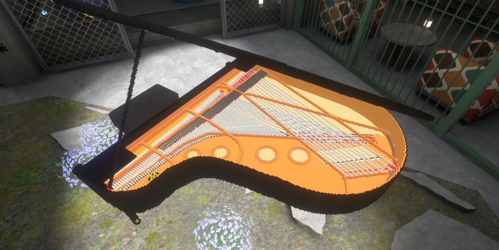 Voxelグランドピアノ