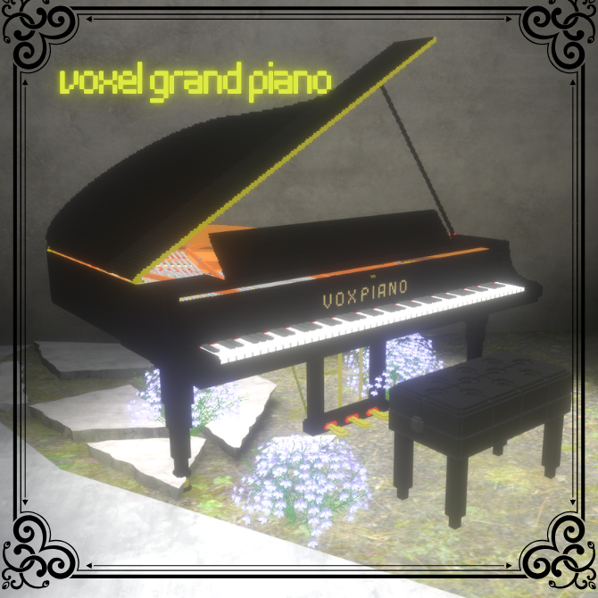 Voxelグランドピアノ
