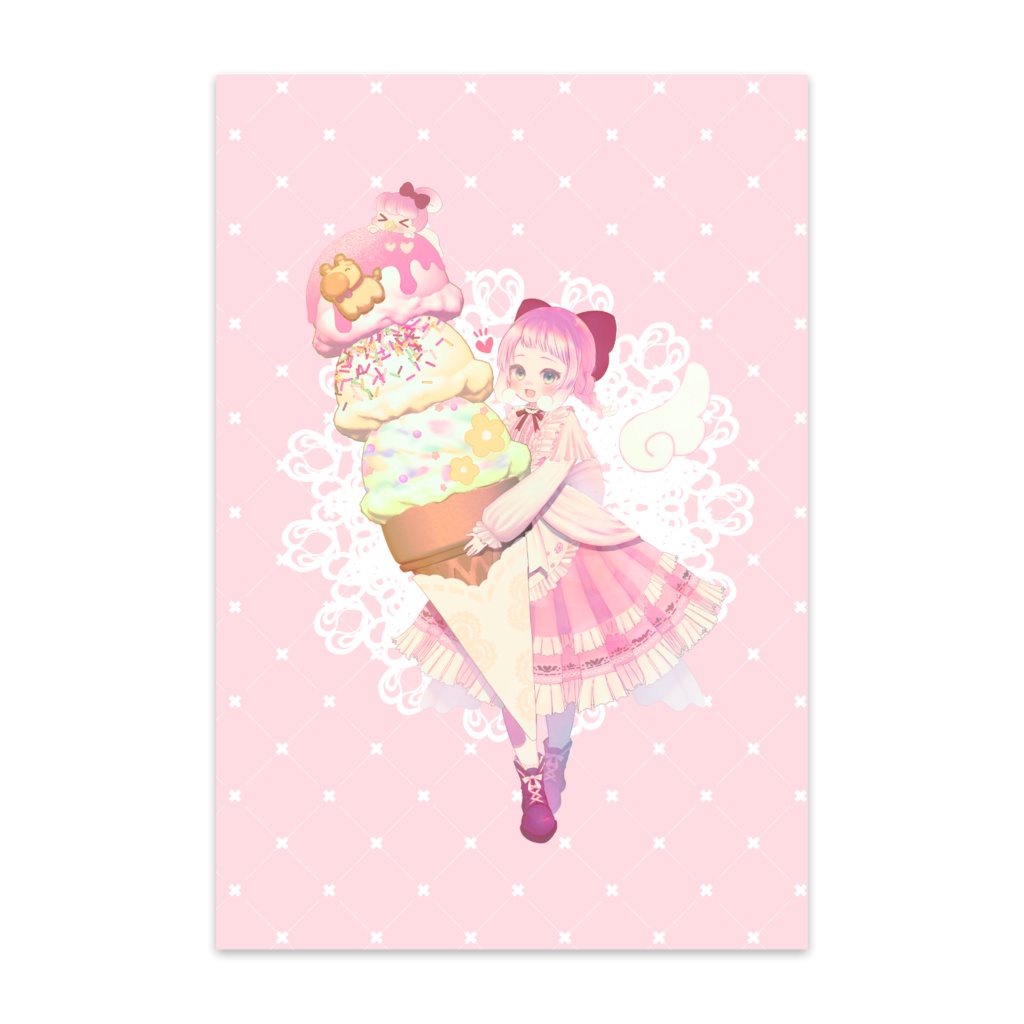 ぽぽまる ポストカード (10枚セット) ※バリエーション3種あり