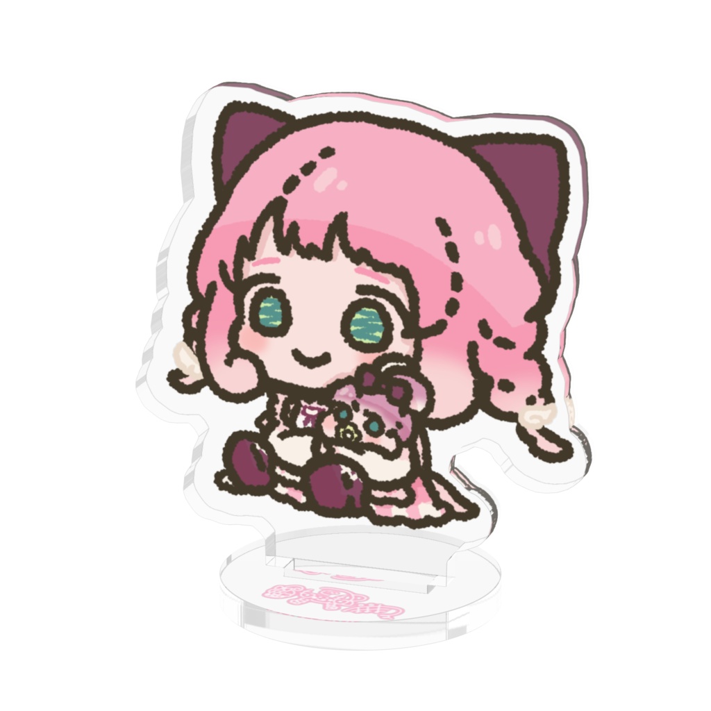 【9egg9 ふち様書き下ろし】ぽぽまるぬいぐるみ アクリルフィギュア