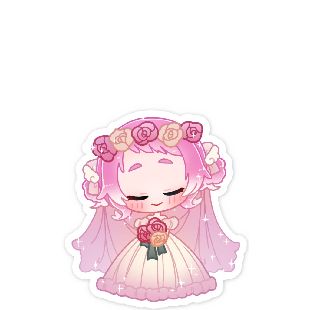 ジューンブライド スマホステッカー