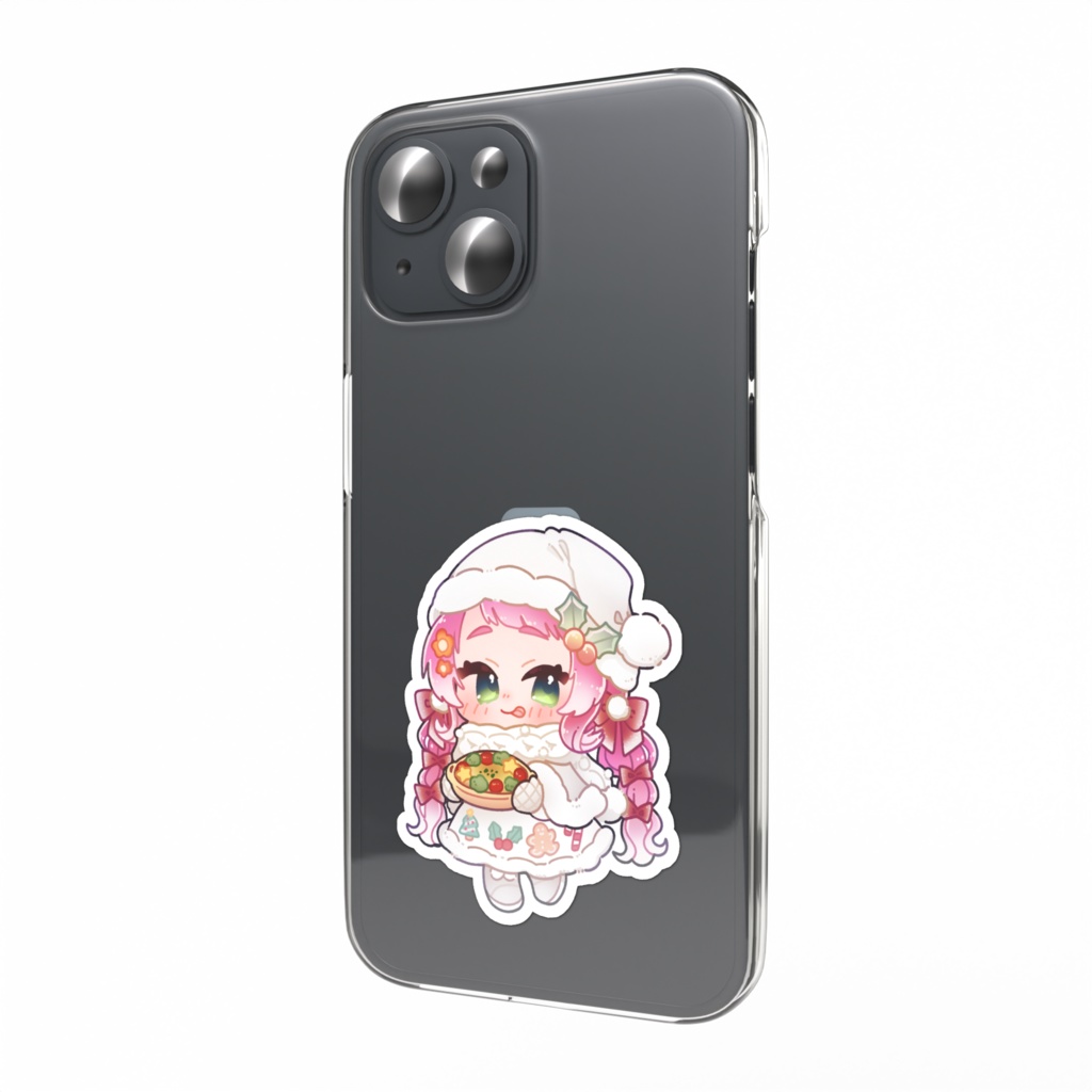 あったかクリスマス スマホステッカー