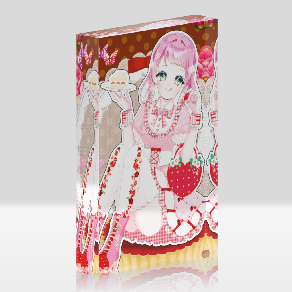 スイーツであまーいひと時を...♡ アクリルブロック