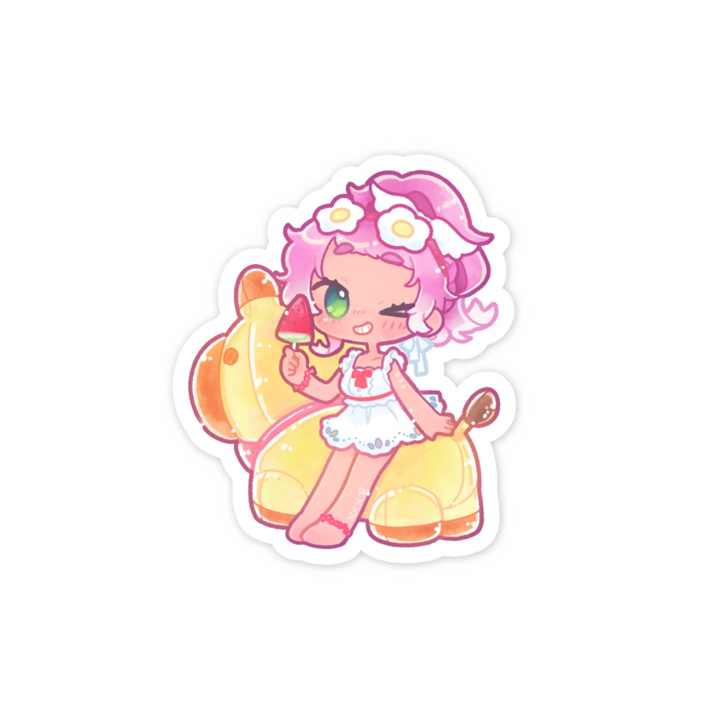 スプラッシュSummer スマホステッカー 日焼けVer.