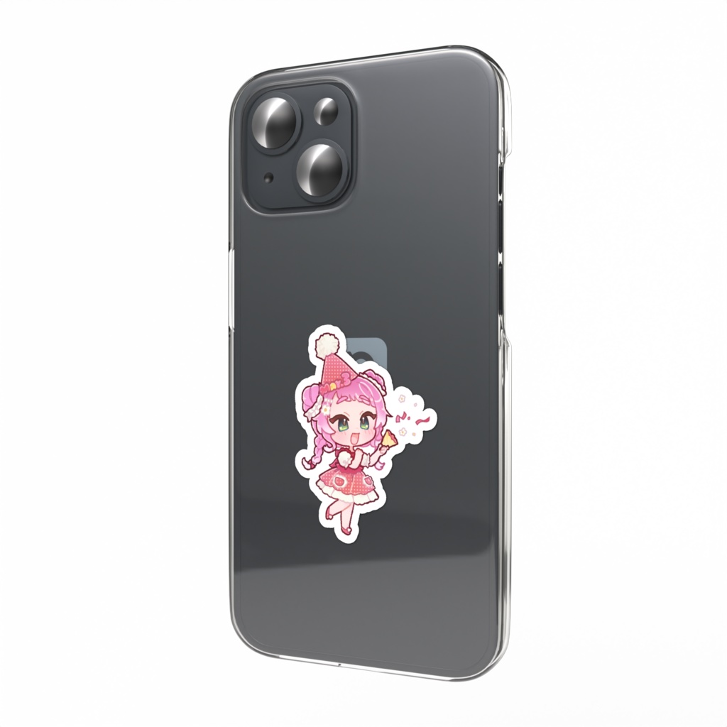 お誕生日パーティー　スマホステッカー　ぽぽまるVer.