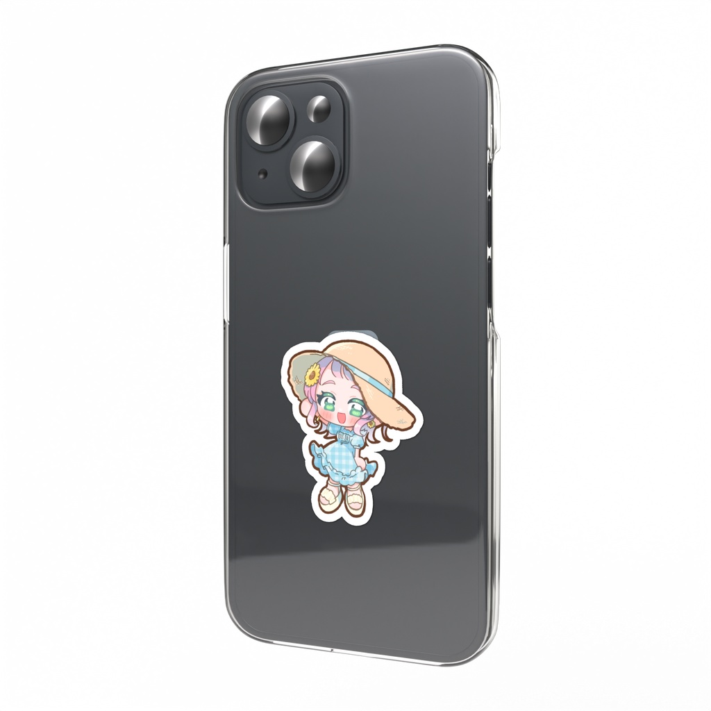 チェックなサマー！ スマホステッカー