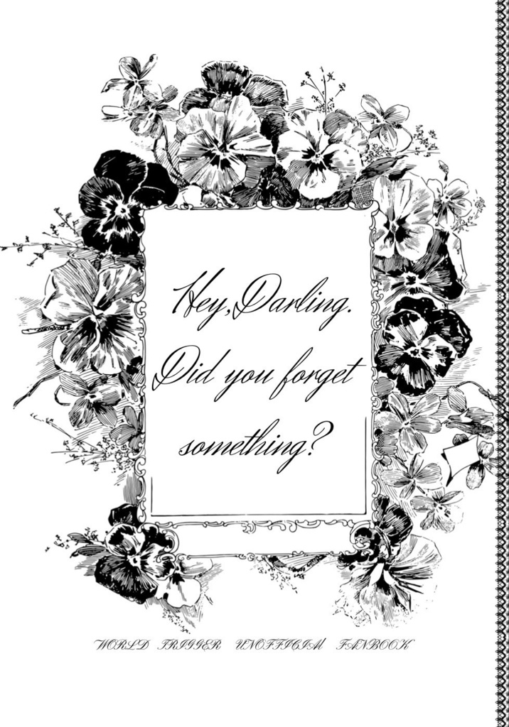 Hey,Darling.Did you forget something?