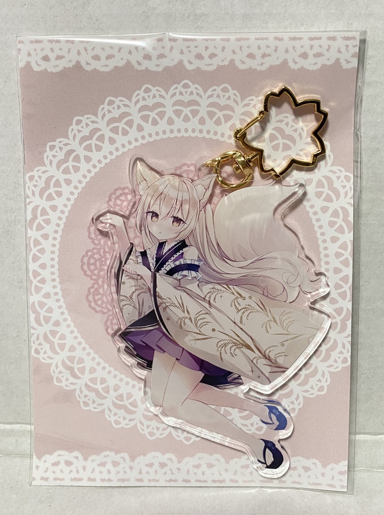 稲地狐百々 アクリルキーホルダー【キービジュアル】