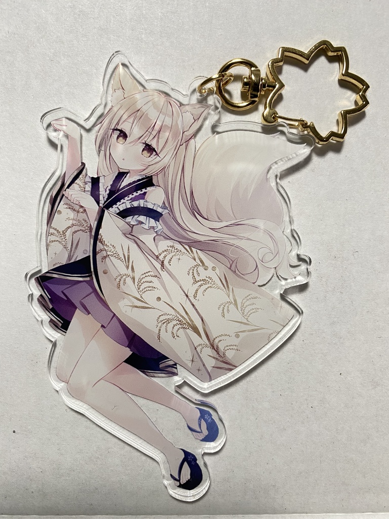 稲地狐百々 アクリルキーホルダー【キービジュアル】