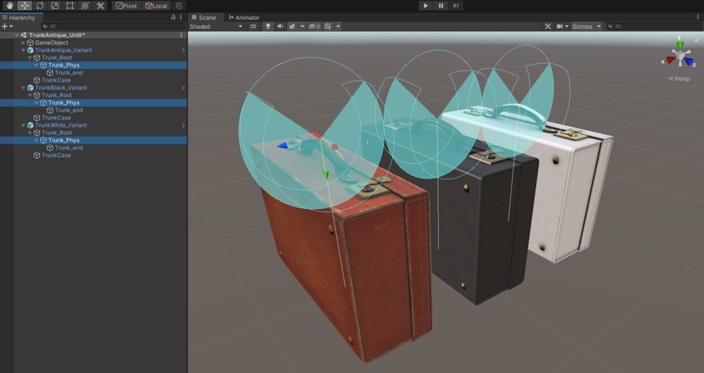 VRChat想定トランクケース(Unlit)