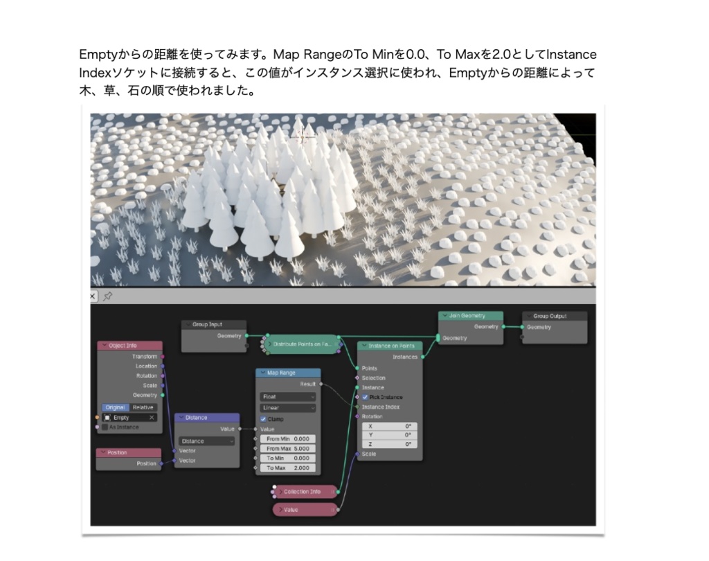 これだけ使う!大量配置 脳筋モデラーのためのジオメトリノード入門