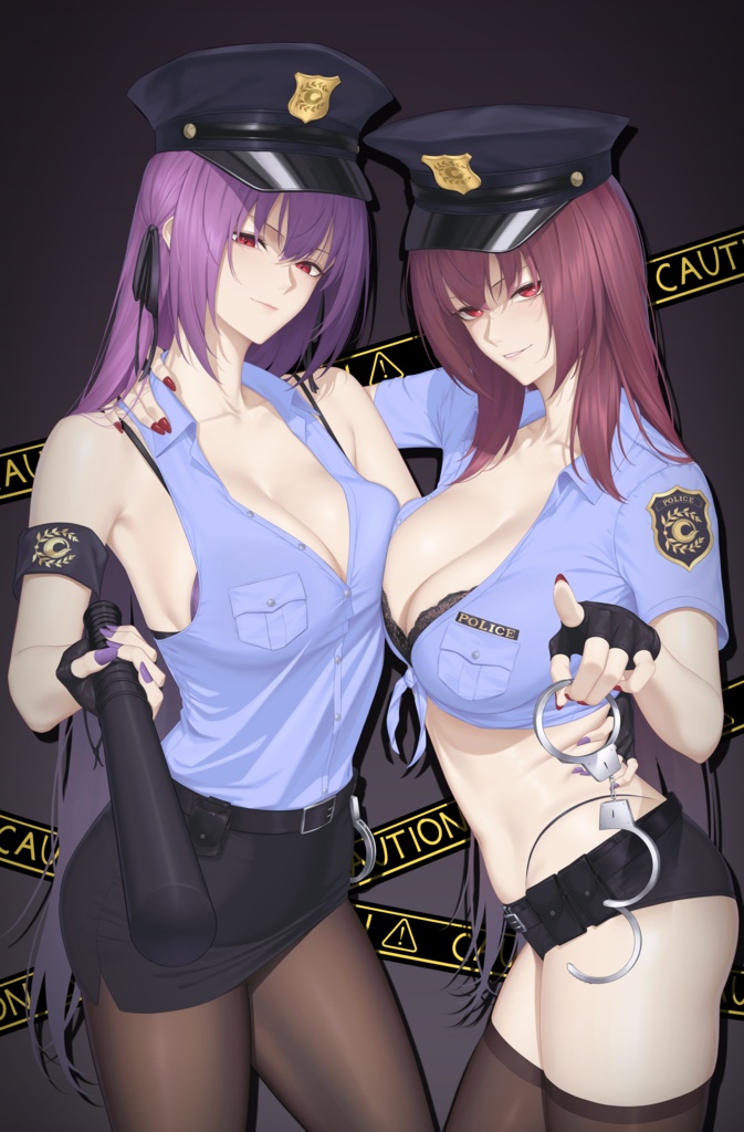 婦警スカサハ x スカディ