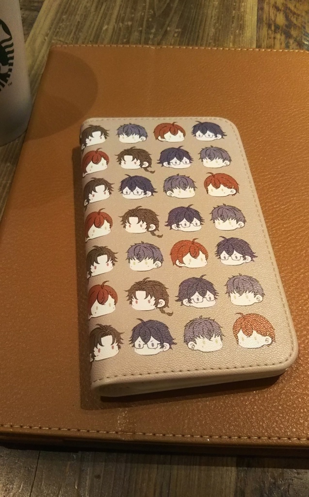 bri柄スマホケース