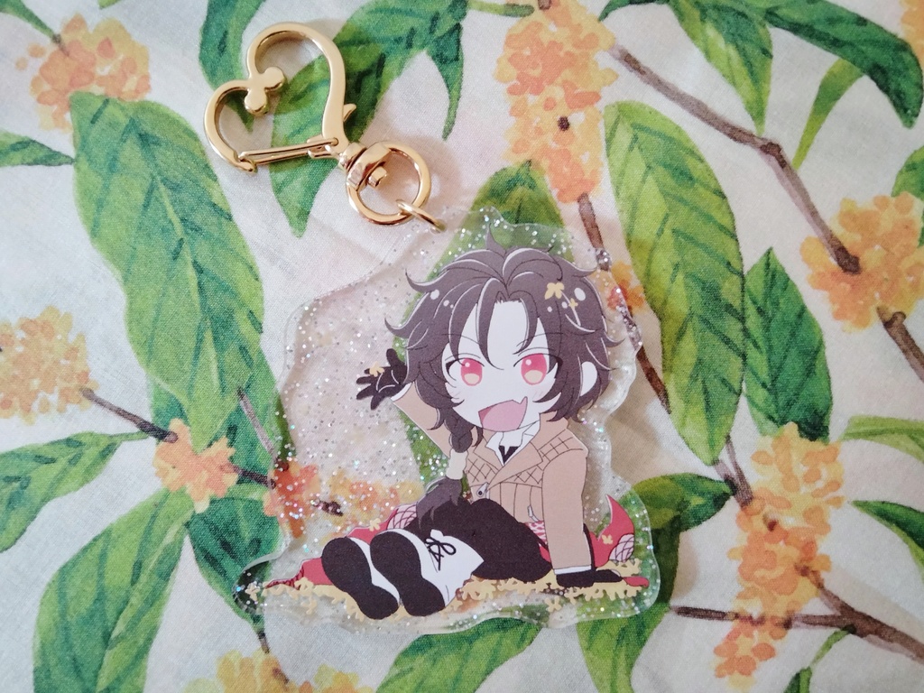 おださくと金木犀アクリルキーホルダー