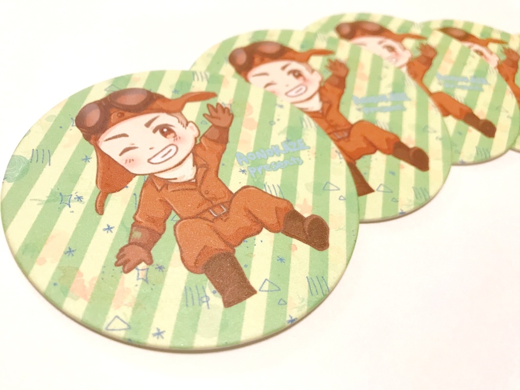 飛行兵くんコースター 蒼の風 Booth