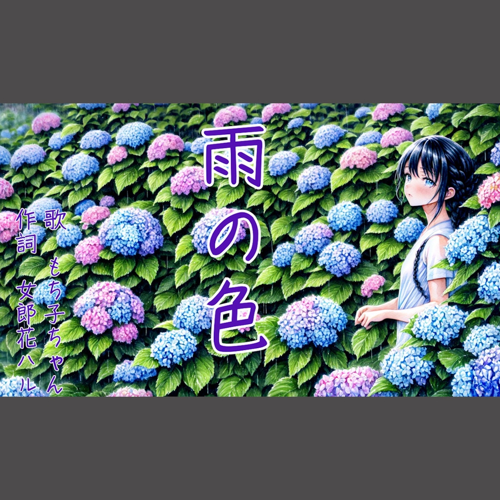 雨の色