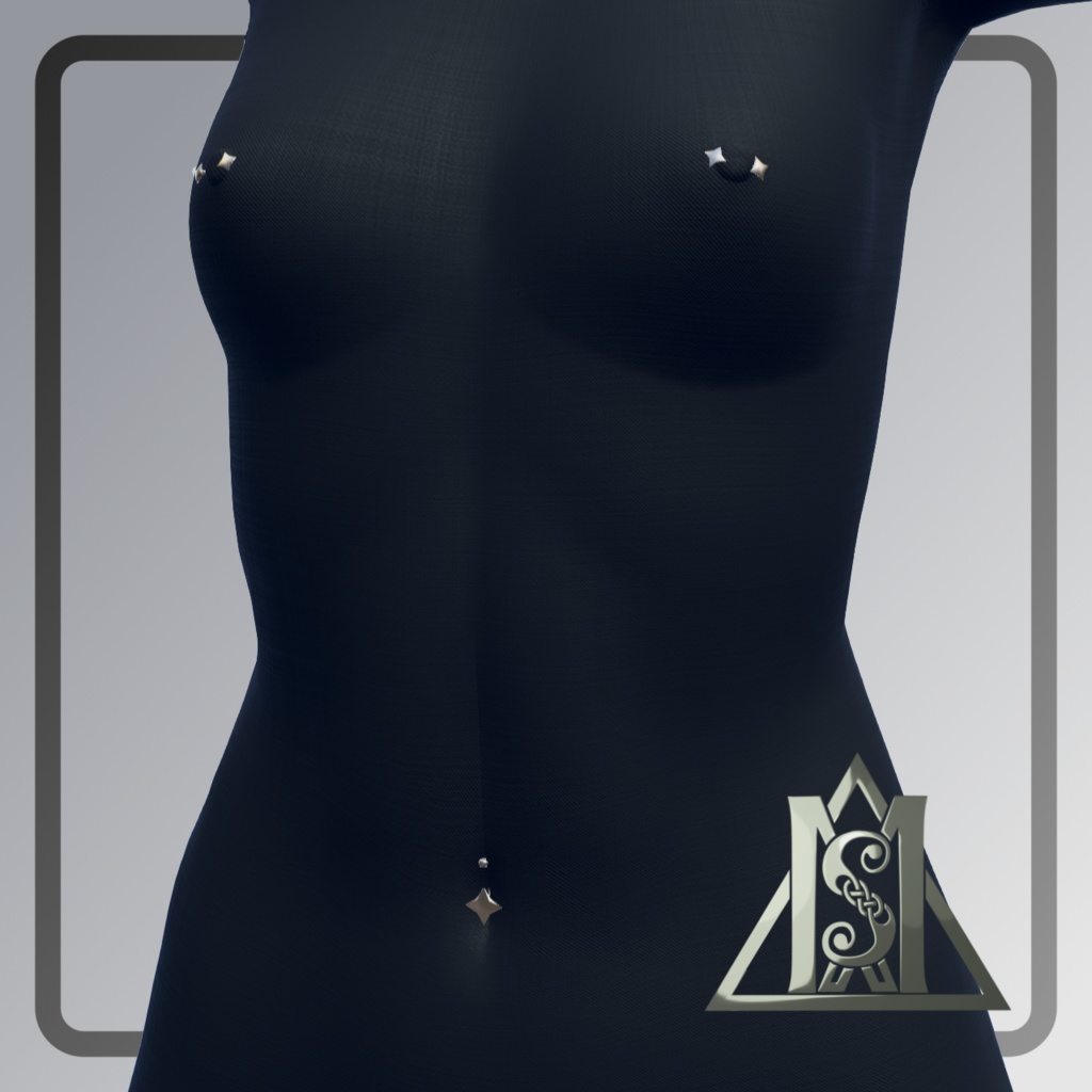 銀僧ピアス - Silver Monk Piercing Pack