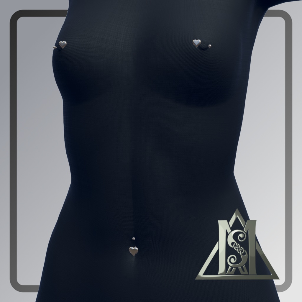 銀僧ピアス - Silver Monk Piercing Pack