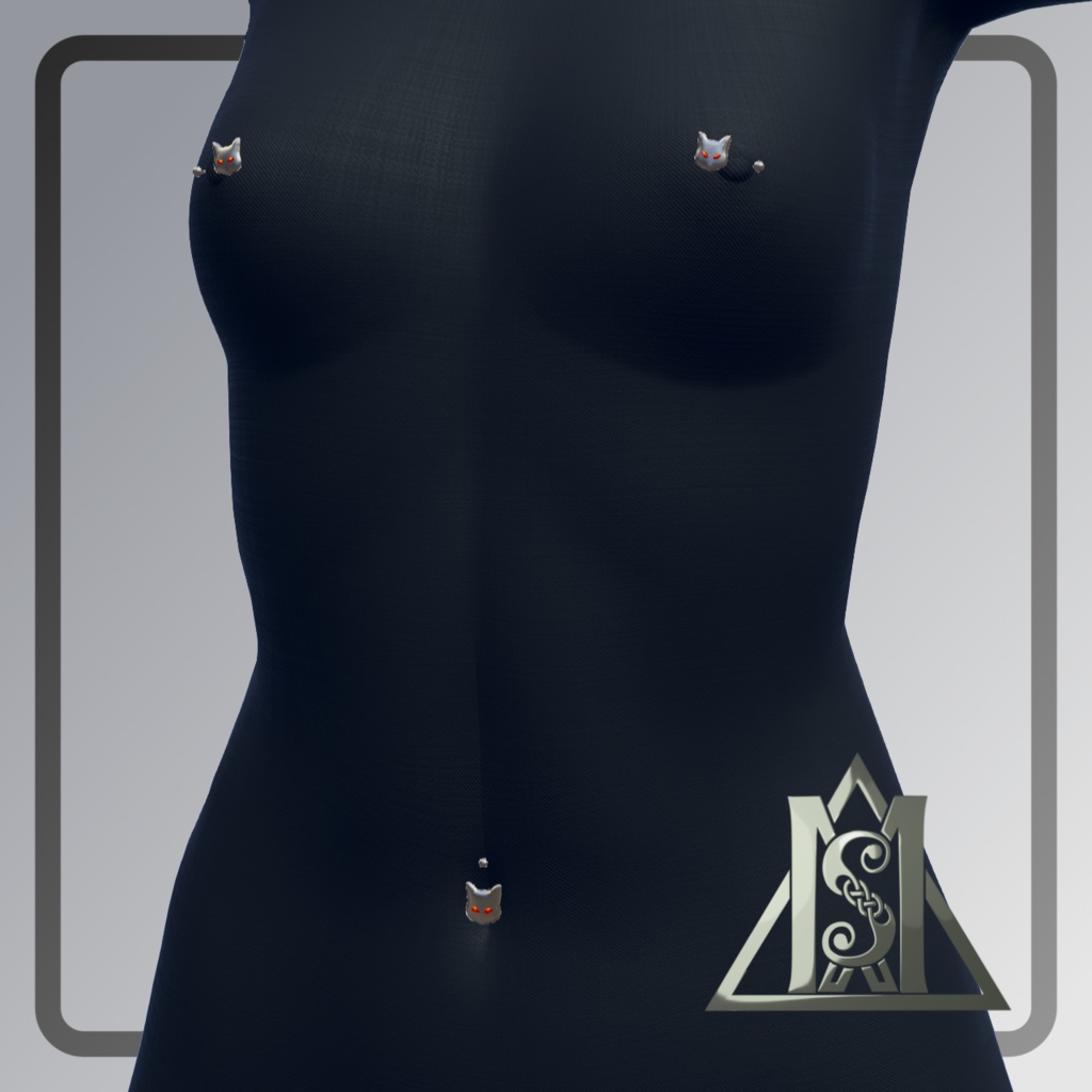 銀僧ピアス - Silver Monk Piercing Pack