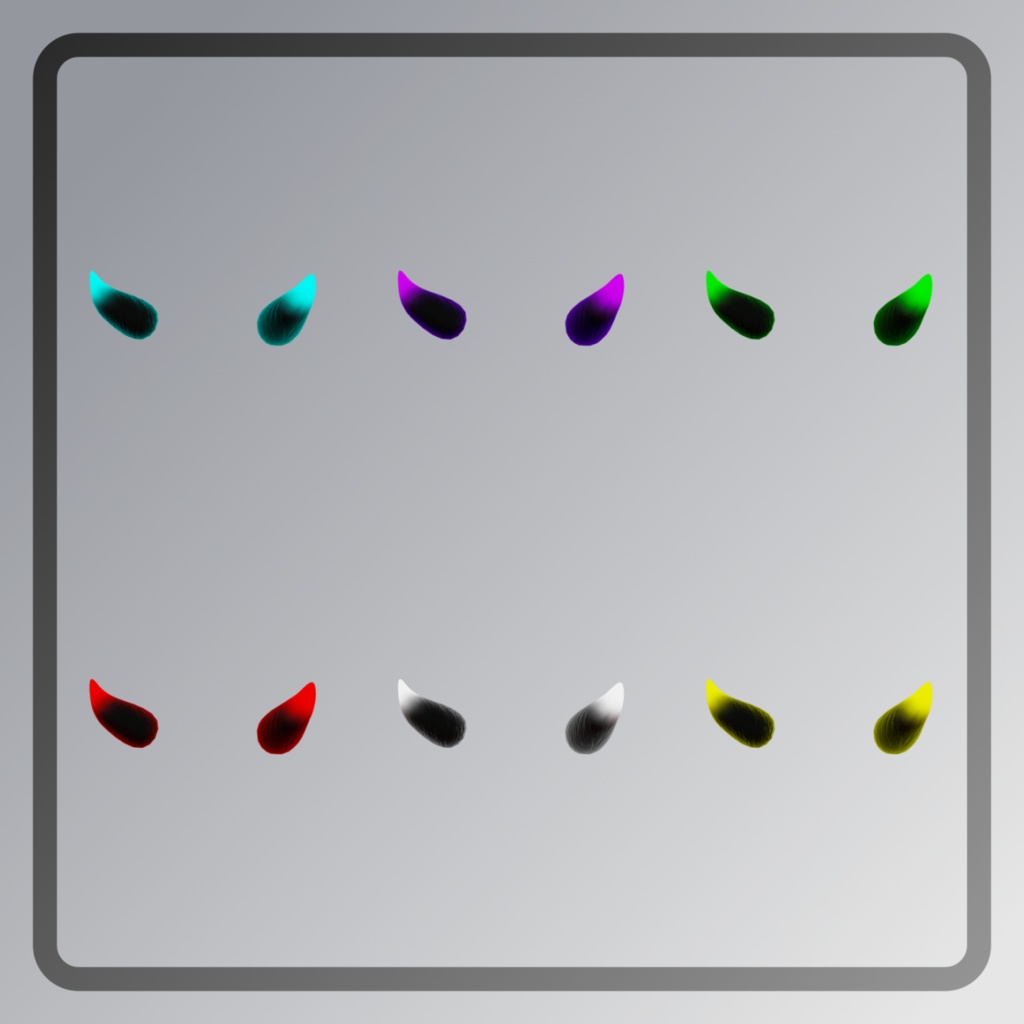 小 鬼 角 パック - Small Demon Horn Pack