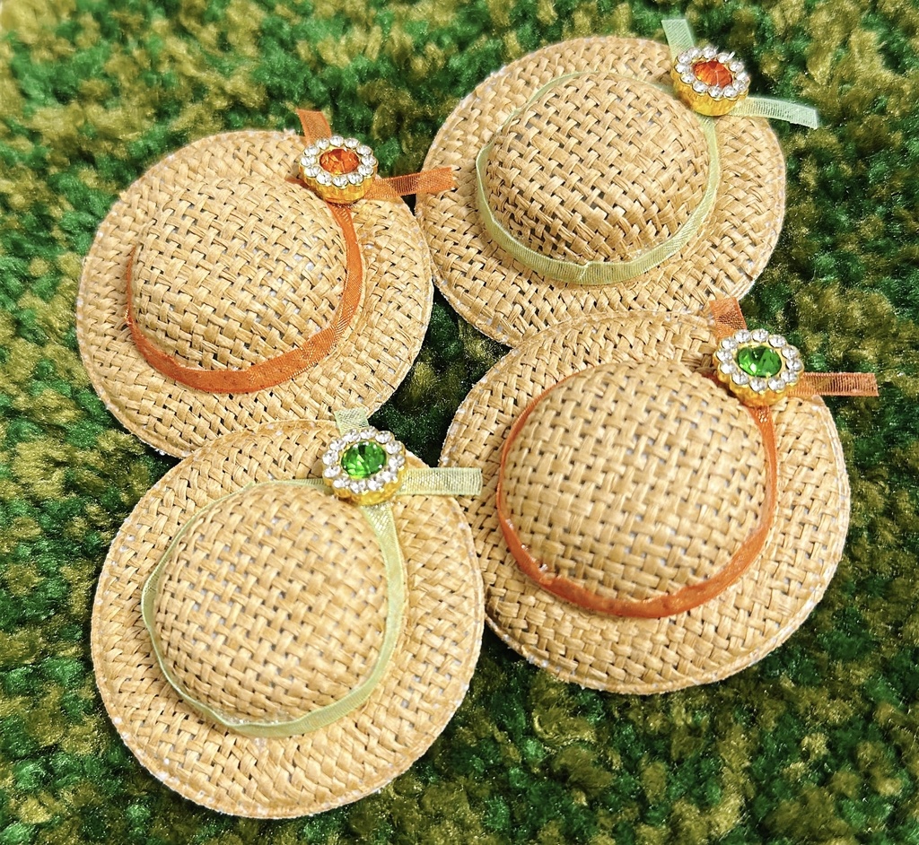 ミニ麦わら帽子