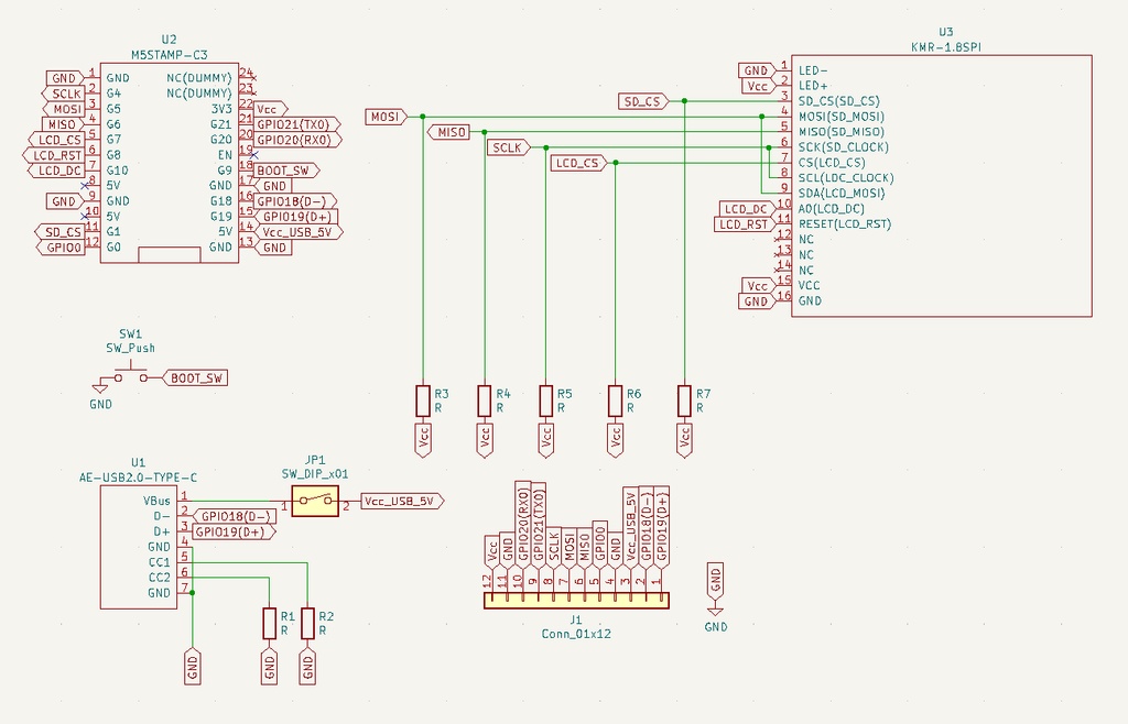 FG06-C3DEV REV.B (2枚) - M5Stamp C3 向けの開発用基板 - 部品なし基板のみ