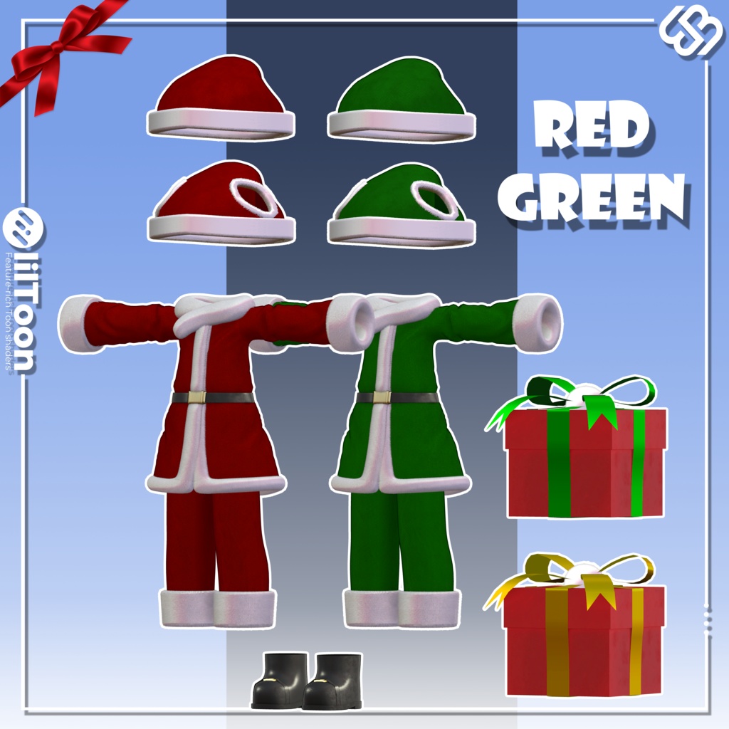 Christmas Chibi Costume for Kipfel & Mamehinata