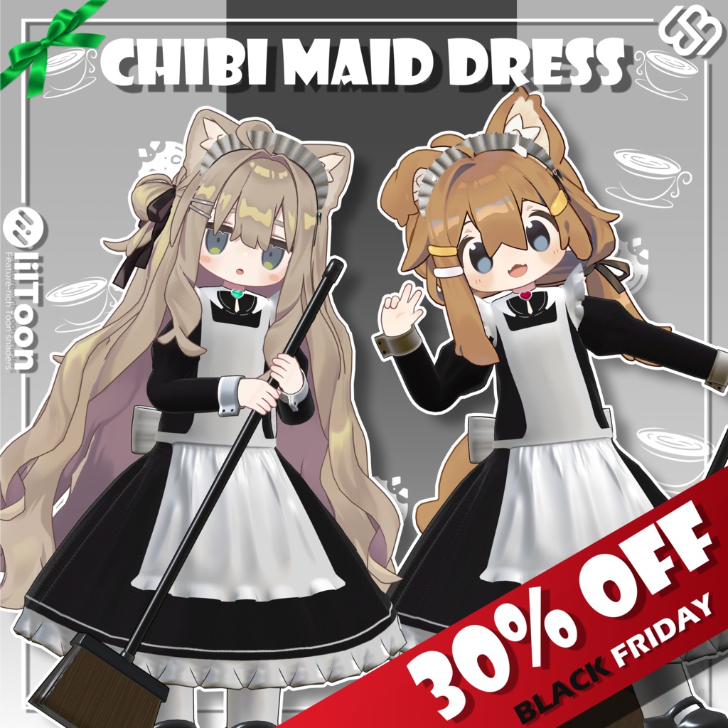 【🎀30% OFF】Chibi Maid Dress for Kipfel & Mamehinata