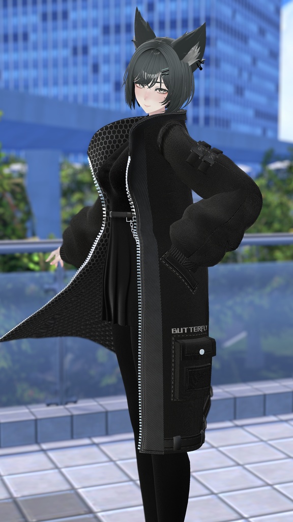Obsidian Butterfly Coat Set 【9 体対応】