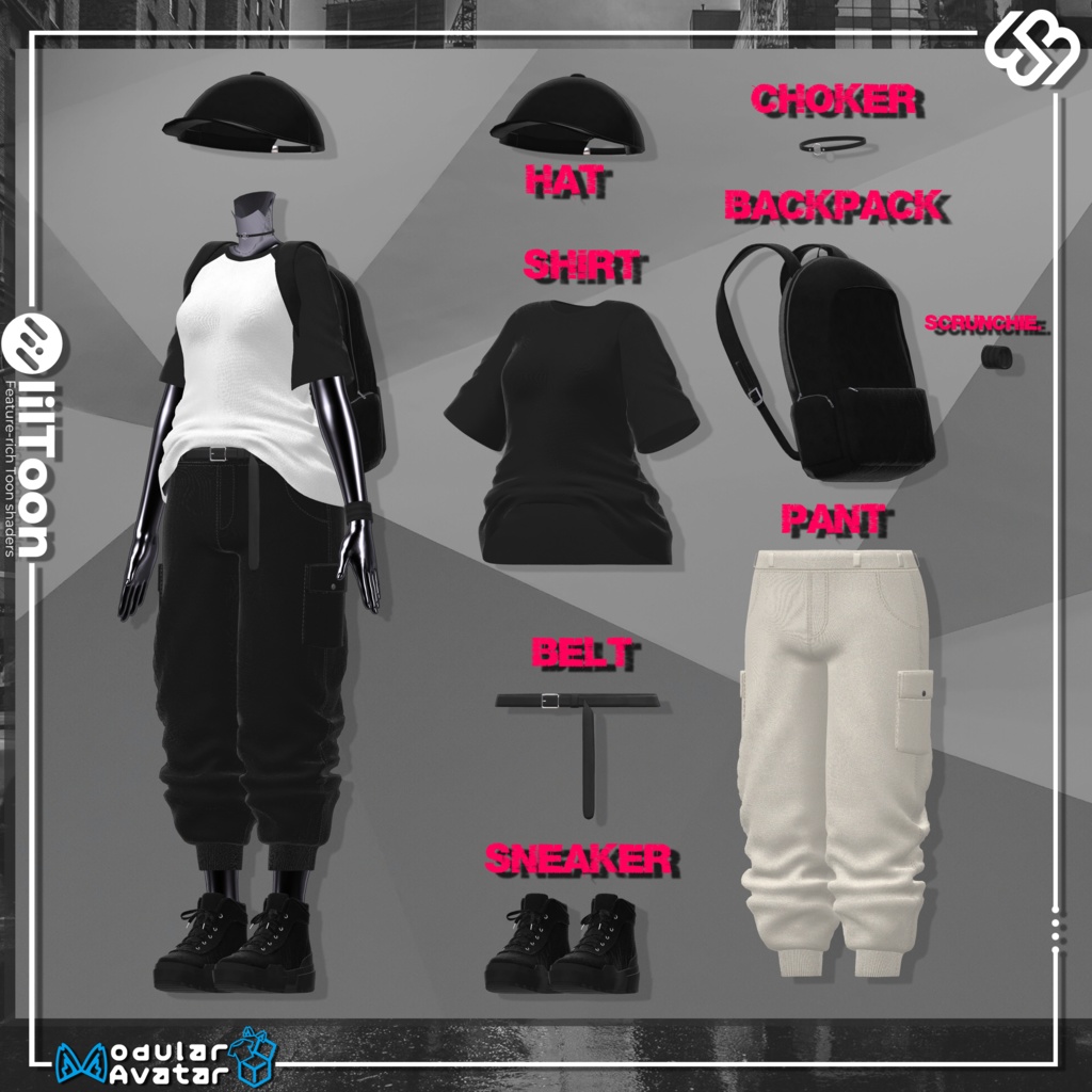 Urban Streetwear【15 体対応】