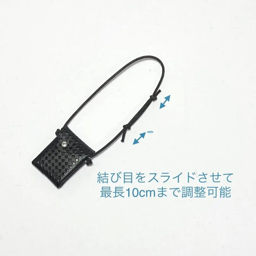 オビツ11 サコッシュ　エンボスブラック