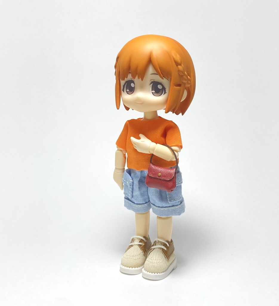 オビツ11ハンドバッグ　エンジ