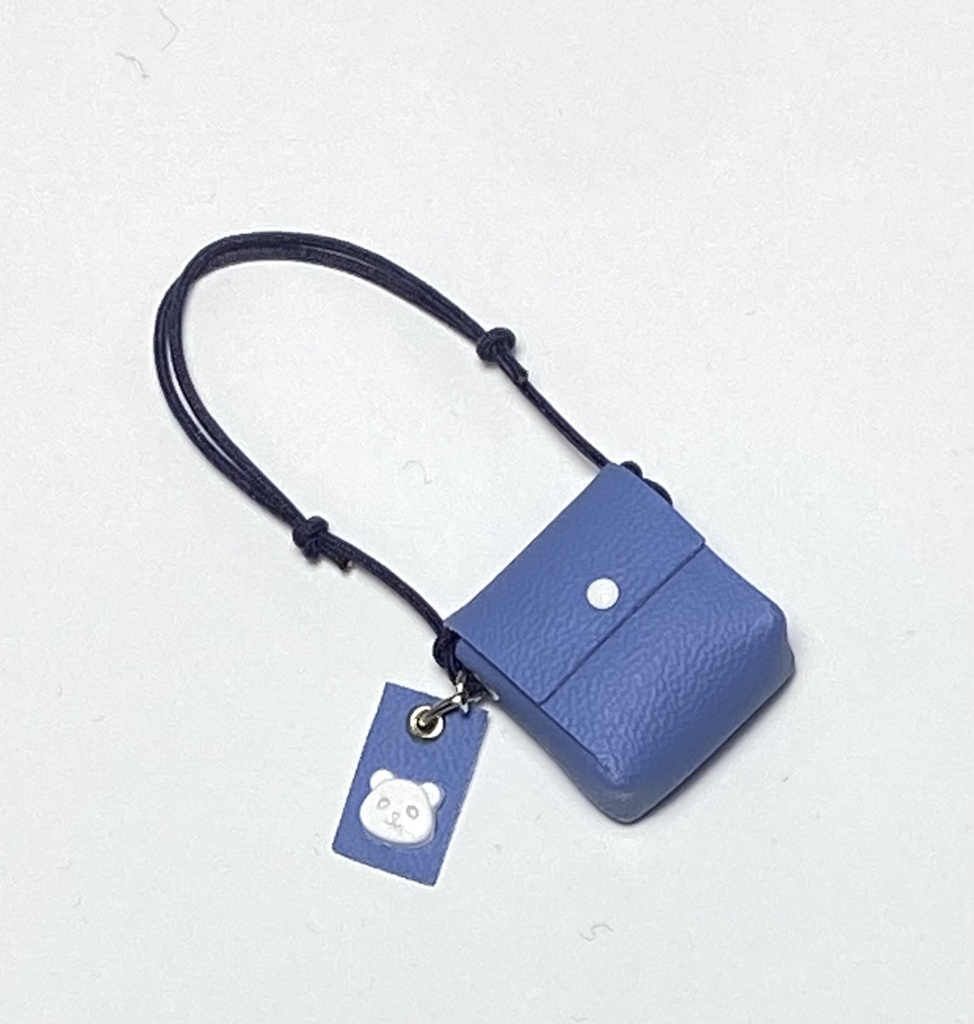 オビツ11 ボックス型ポシェ　ブルーグレーパンダ