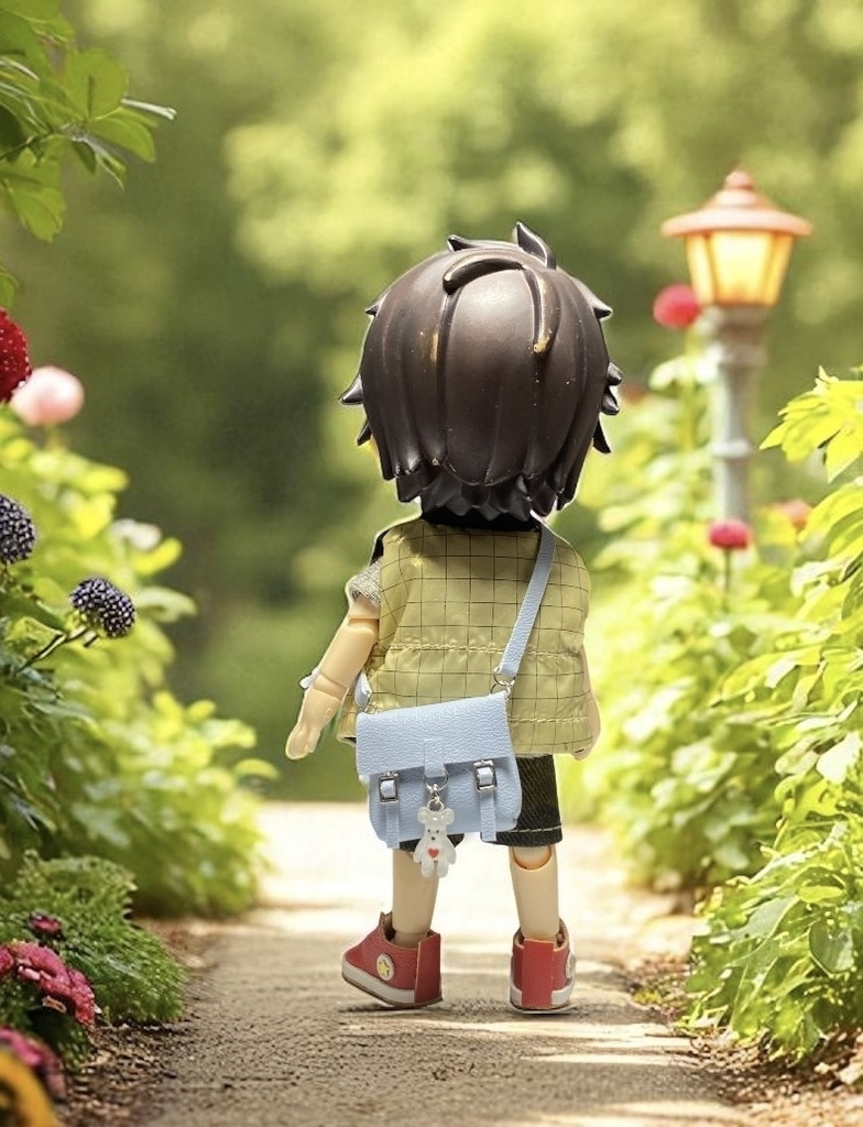 1/12ショルダーバッグ チャーム有りと無し