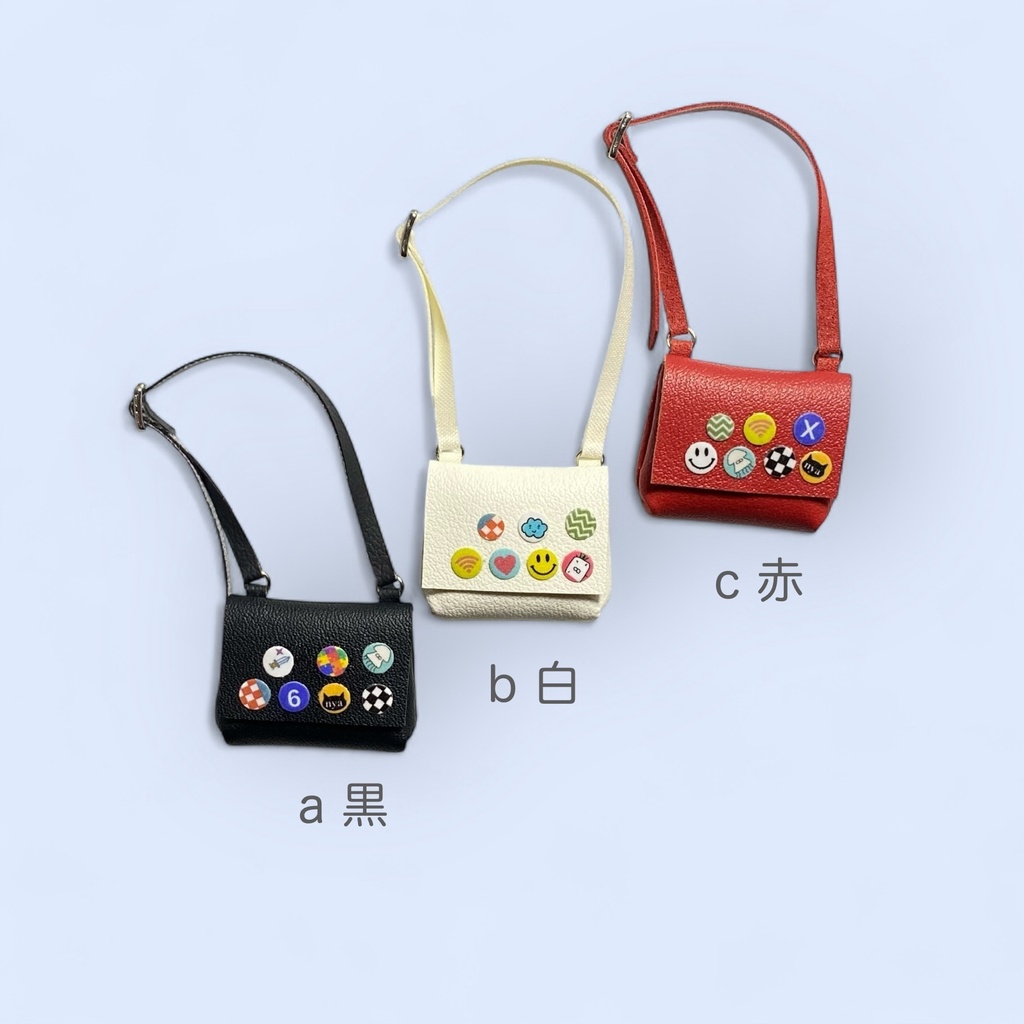 1/12ショルダー 缶バッジ風