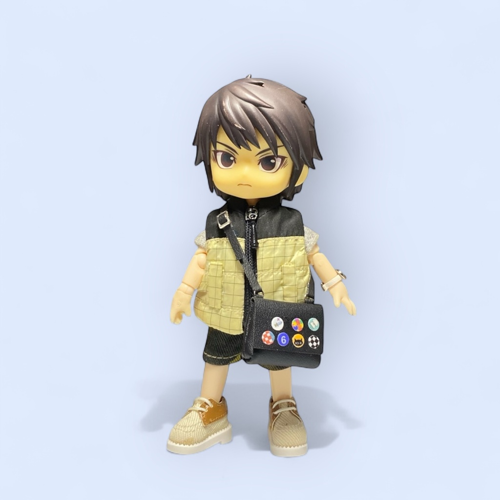 1/12ショルダー 缶バッジ風