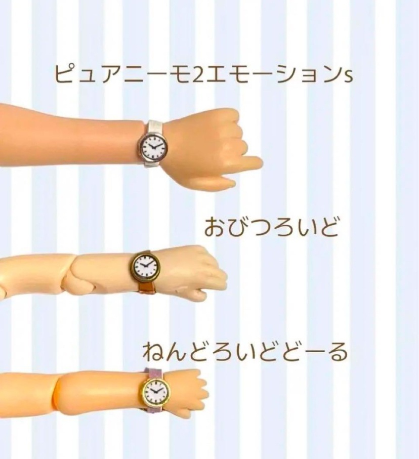 1/12 バッグ 大人チェック黒+ウォッチ