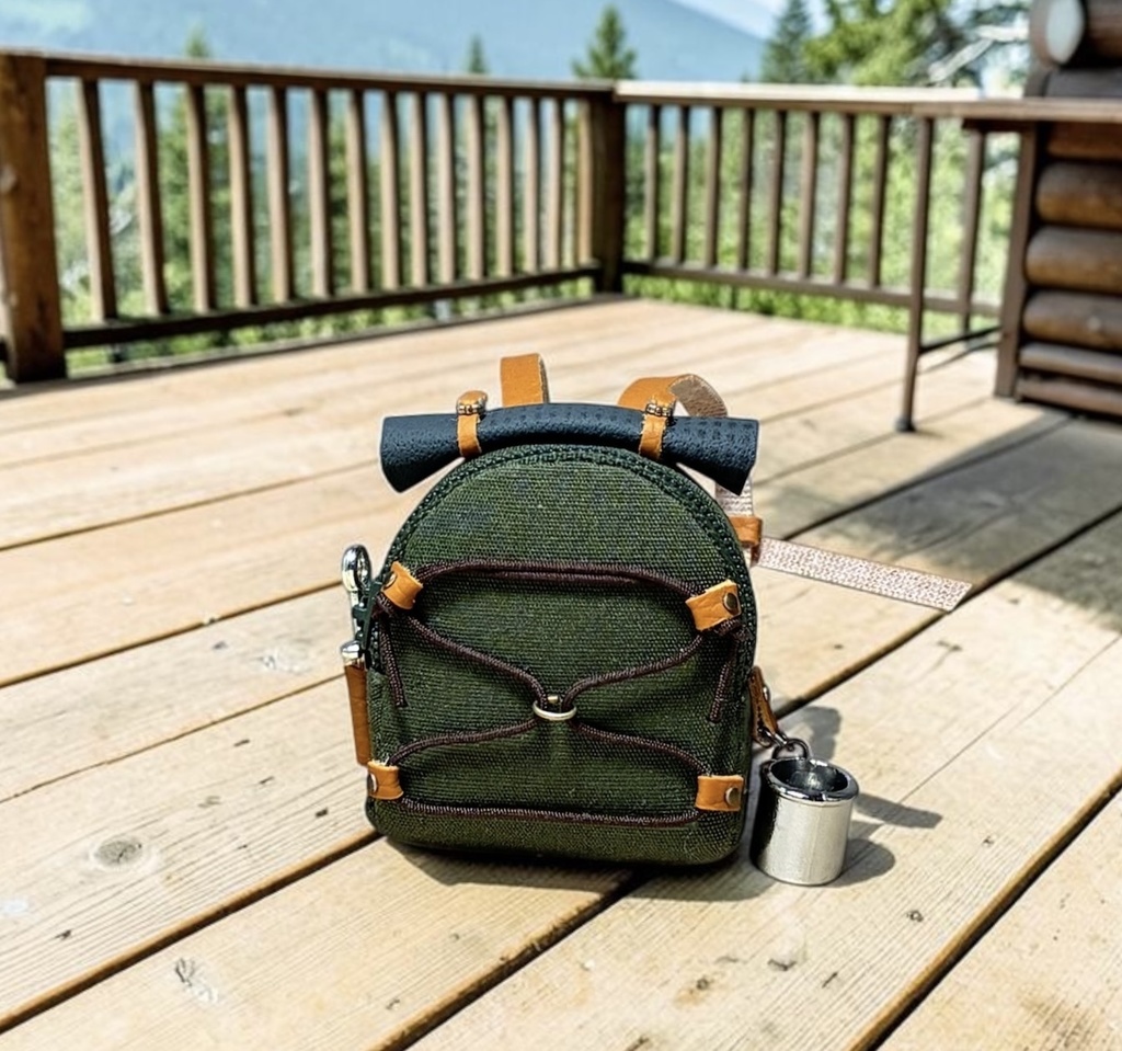 1/12 キャンプリュック モスグリーン