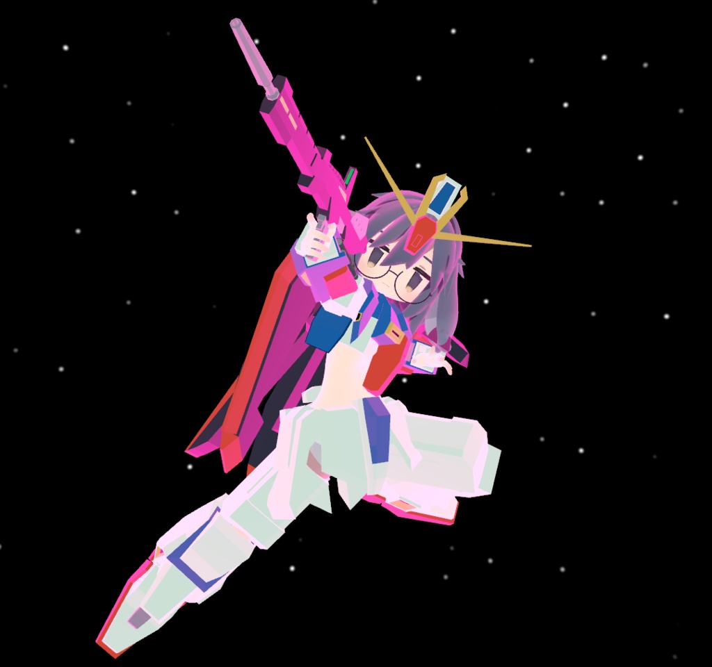 Z〇ンダム　バイオセンサー風マテリアル