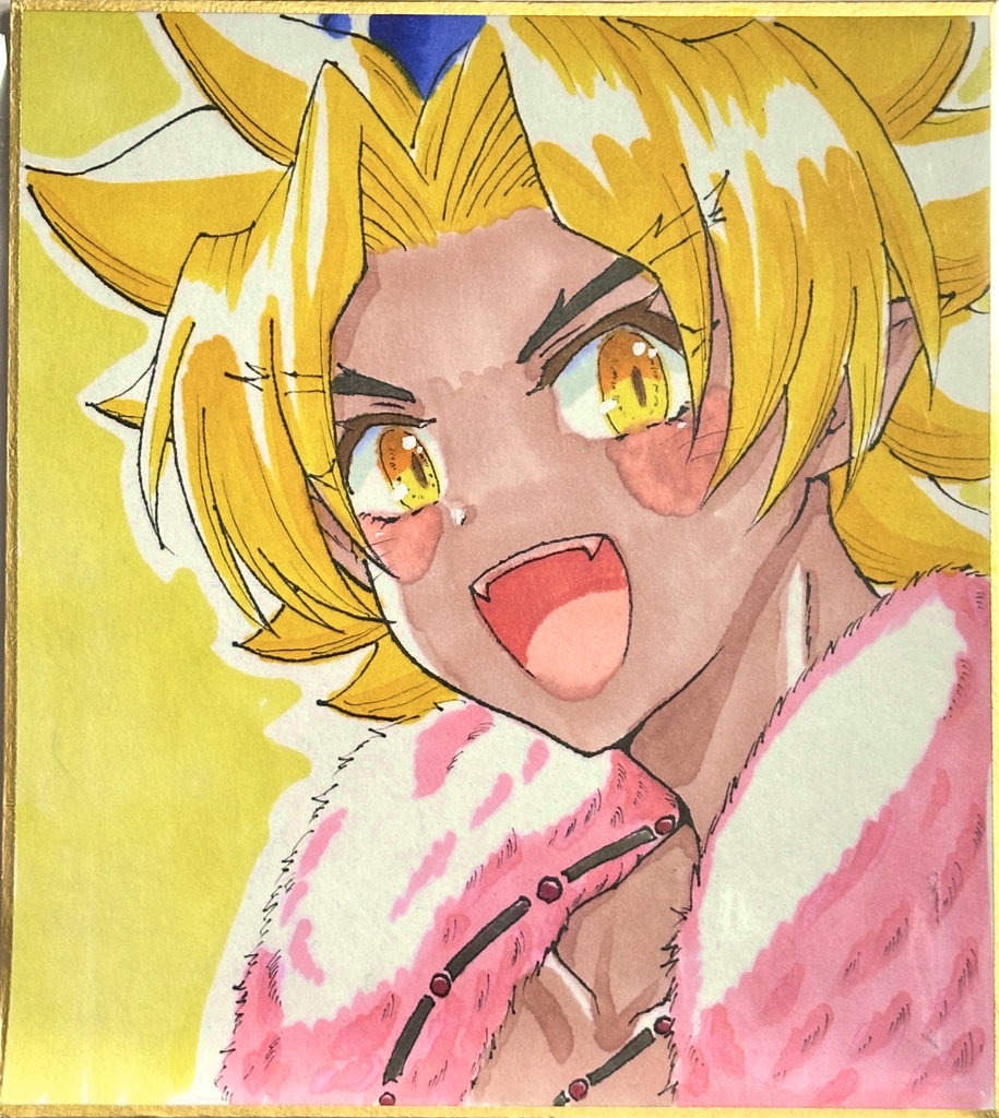 【ミニ色紙原画】聖剣3ケヴィン