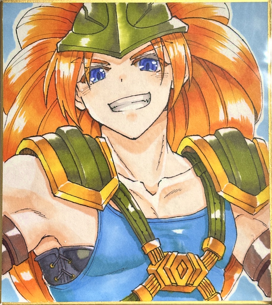 【ミニ色紙原画】聖剣3デュラン