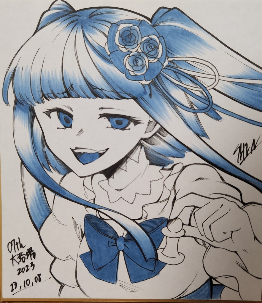 ~女性キャラ限定~オーダーミニ色紙