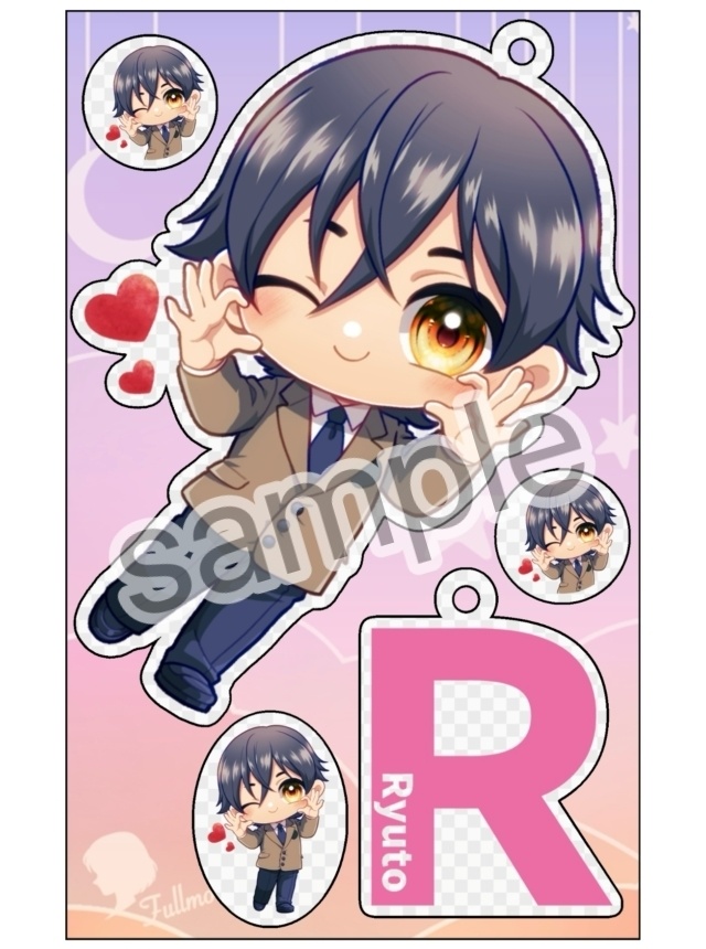 【限定版】アクリルプレート/アスリルキーホルダー【A.水嶋琉斗(高校生ver.)】