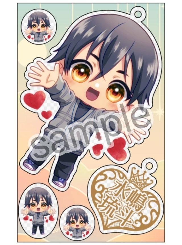 【限定版】アクリルプレート/アスリルキーホルダー【B.水嶋琉斗(大学生ver.)】