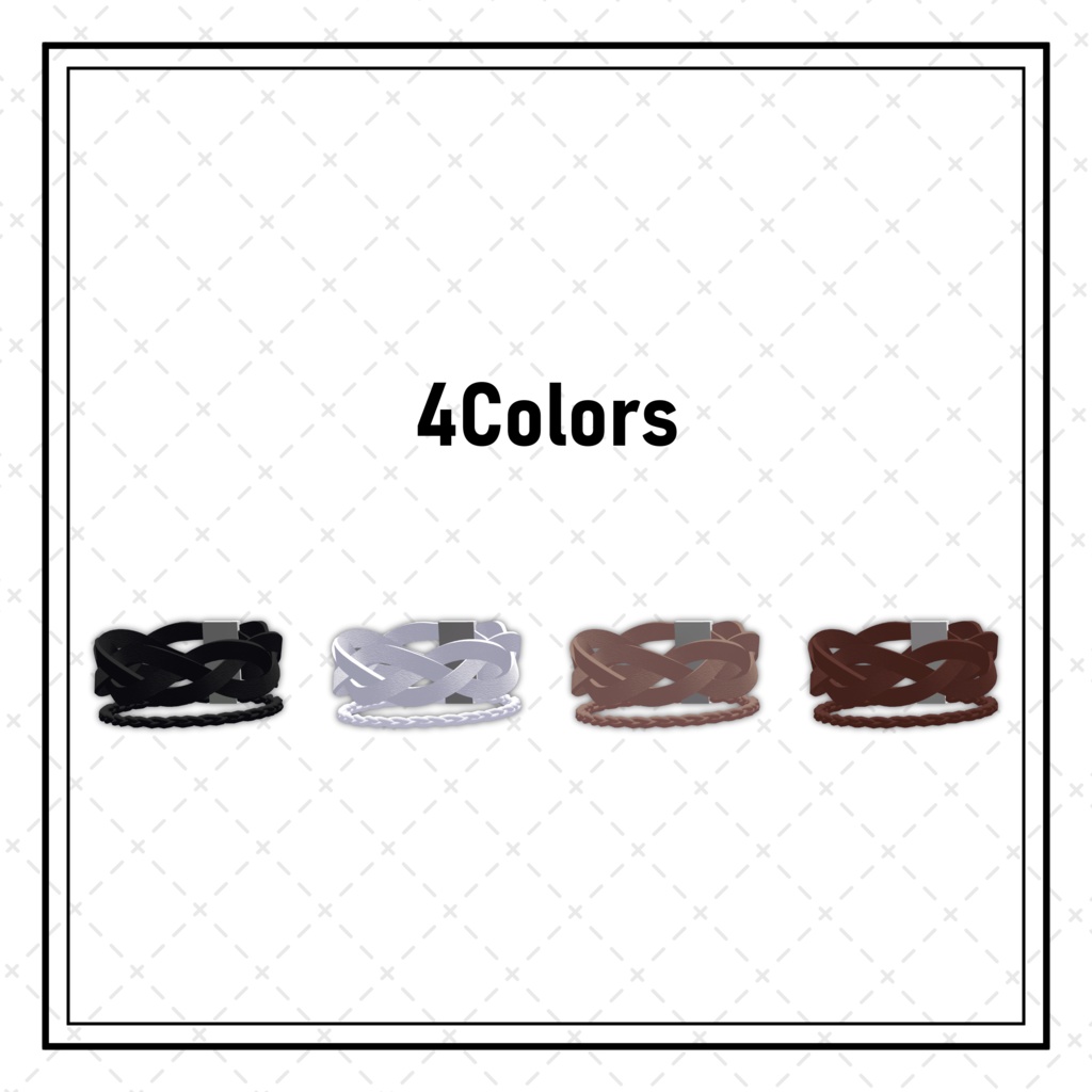 Leather Bracelet【4Color】