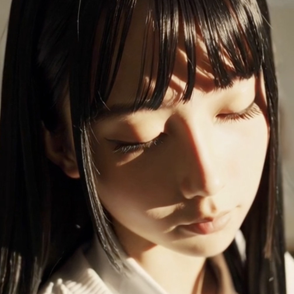 「放課後の余白」- 静かな教室で物思いにふける少女のアニメ風動画