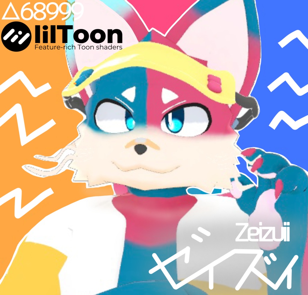 [VRChat想定]オリジナル3Dモデル / ゼイズイ